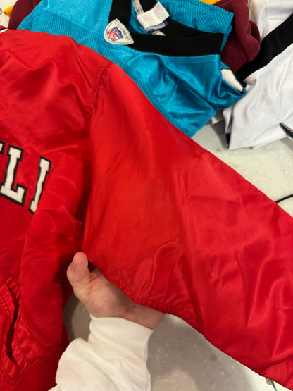 80s Oak Hill Academy Vintage Satin Jacket (L)