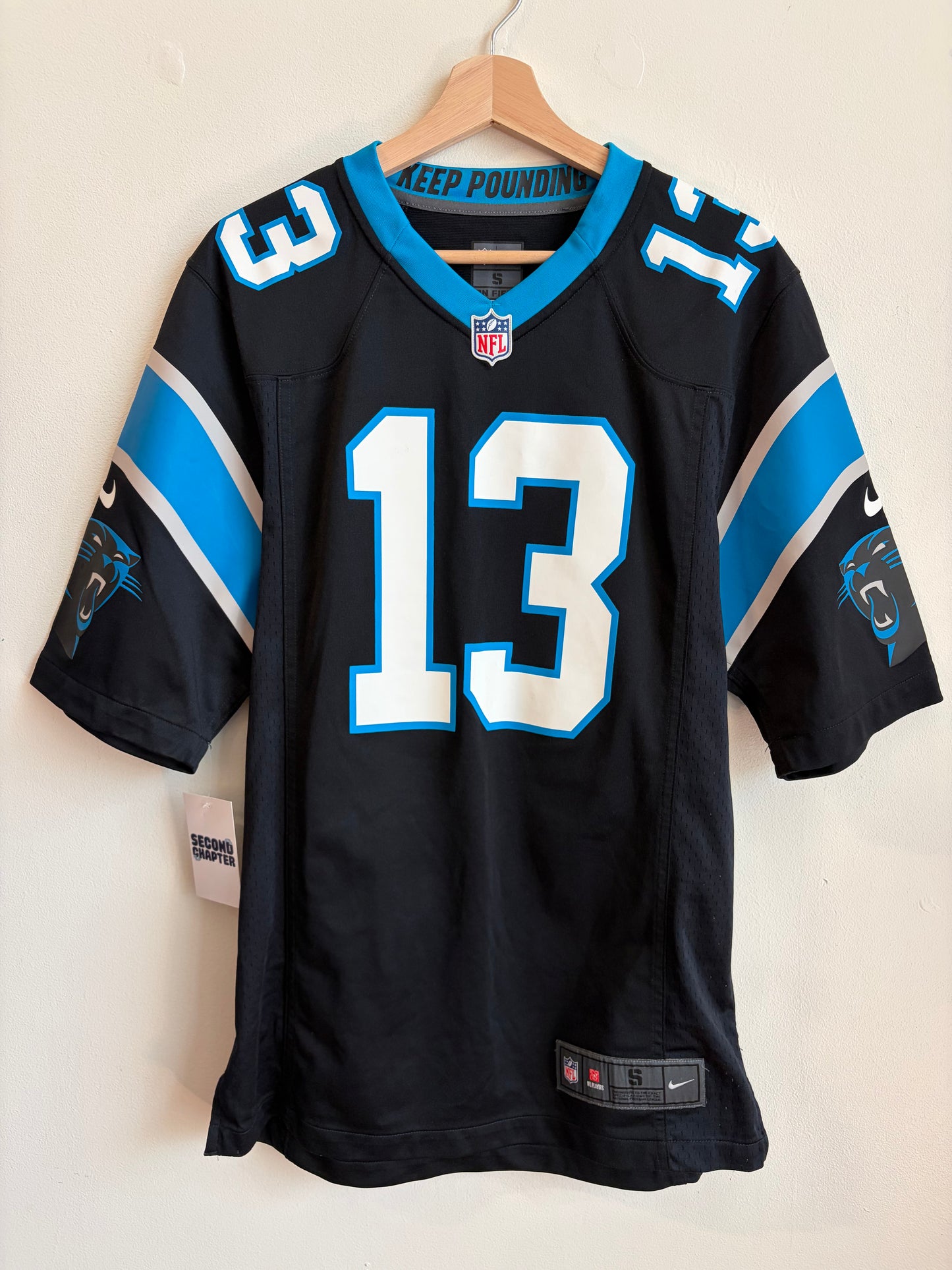 2010s Carolina Panthers Kelvin Benjamin Nike Home Jersey (S)