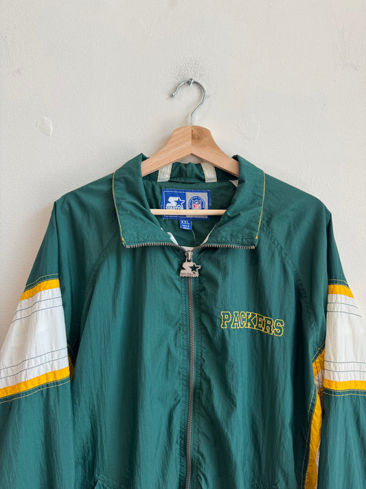 90s Greenbay Packers NFL Starter Windbreaker (XXL)