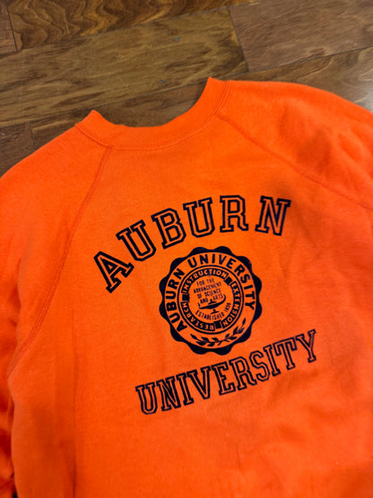 70s Auburn University Orange Crewneck (L)