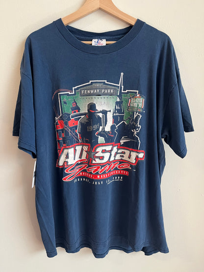 1999 Fenway Park Boston All Star Game Logo Athletic Tee (XL)