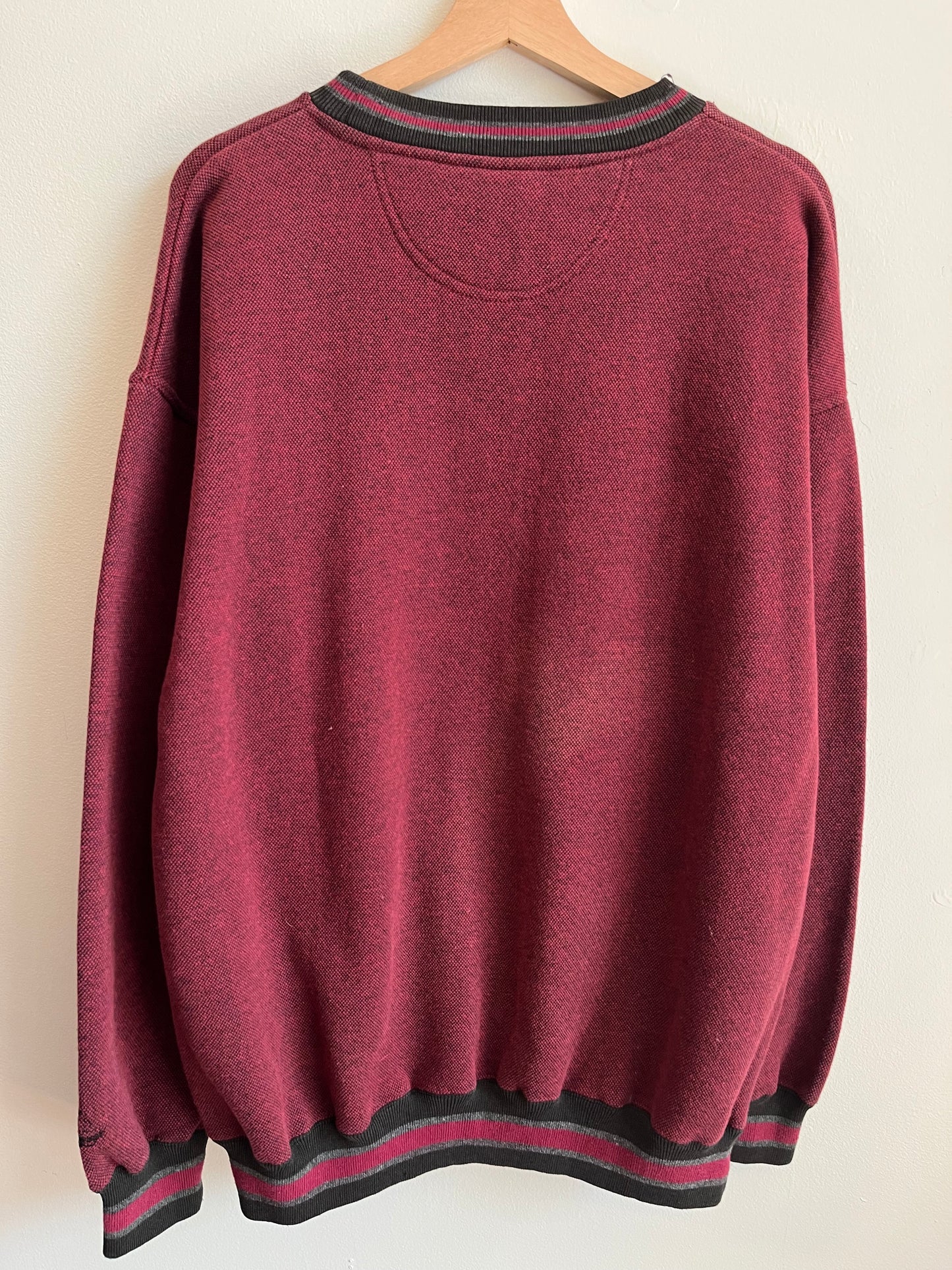 90s Florida State University FSU Midwest Embroidered Maroon Crewneck (L)