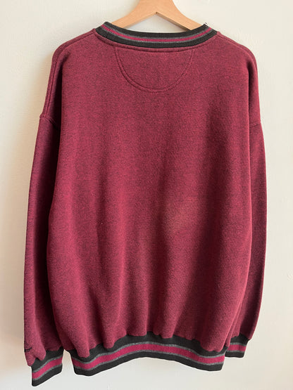 90s Florida State University FSU Midwest Embroidered Maroon Crewneck (L)