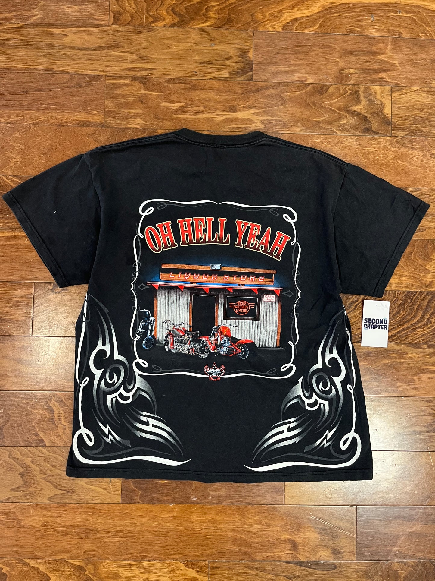 00s Johnny’s "It's 5 O'Clock Somwhere" AOP Graphic Tee (L)