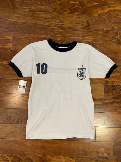 00s England #10 Soccer Ringer Tee (M)