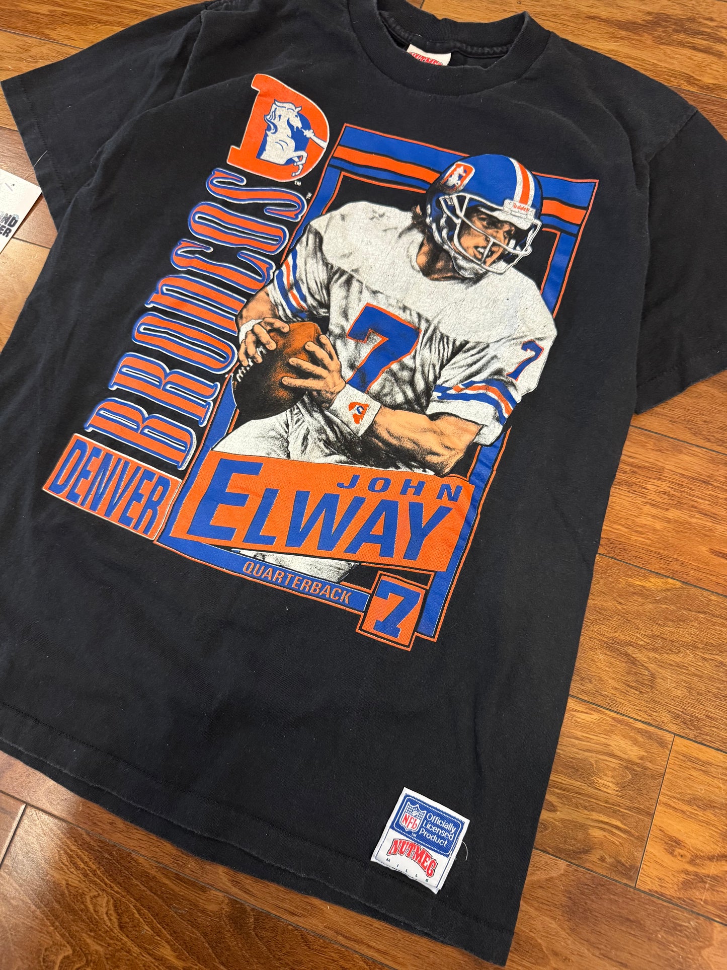 90s Denver Broncos Vintage John Elway Tee (L)