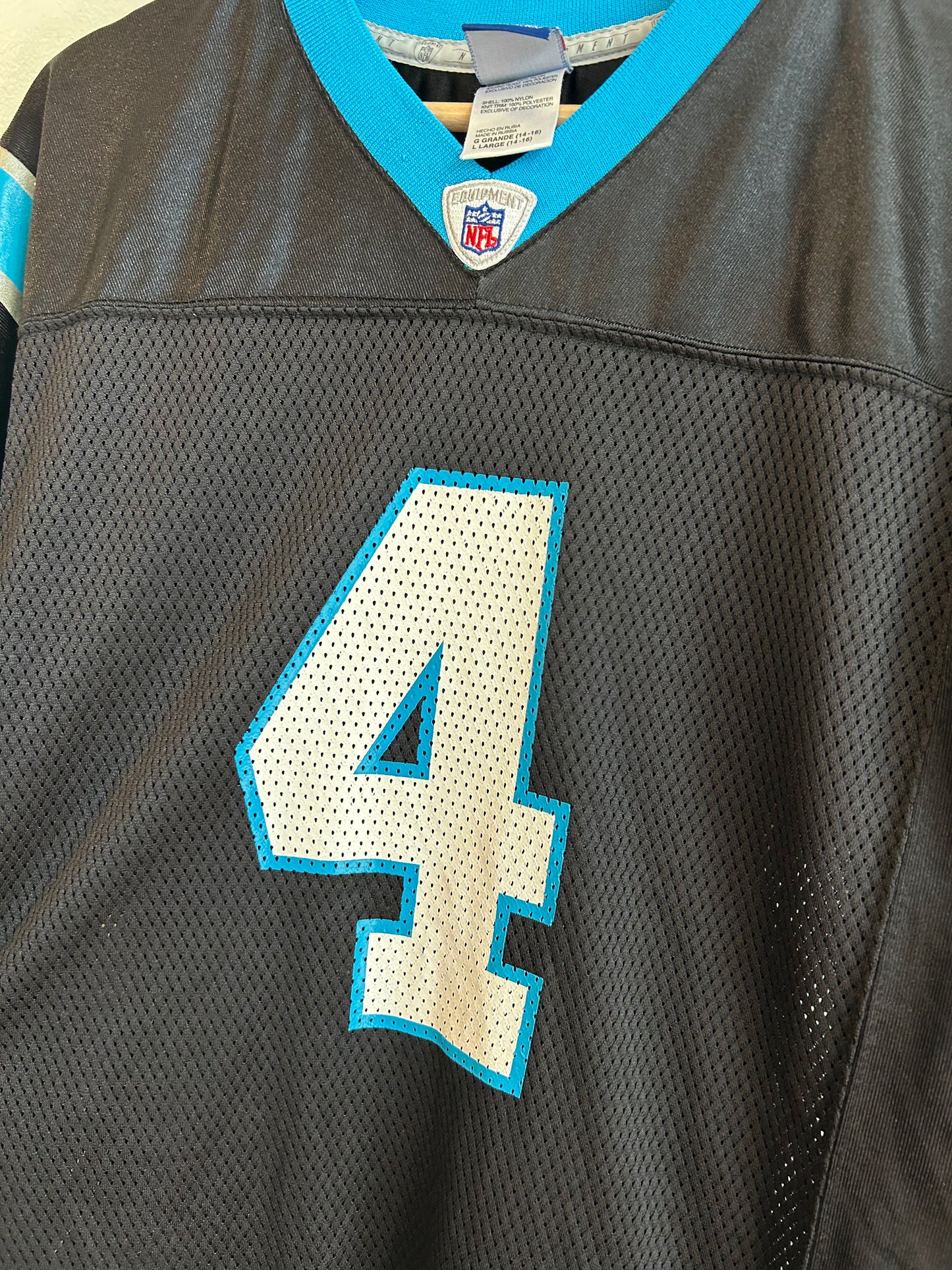 00s Carolina Panthers John Kasay Reebok Jersey (Youth L)
