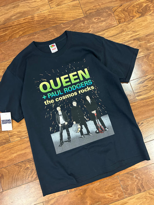 2008 Queen + Paul Rogers "The Cosmo Rocks" Music Tour Tee (L)