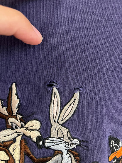 1995 Looney Tunes Embroidered Crewneck (L)