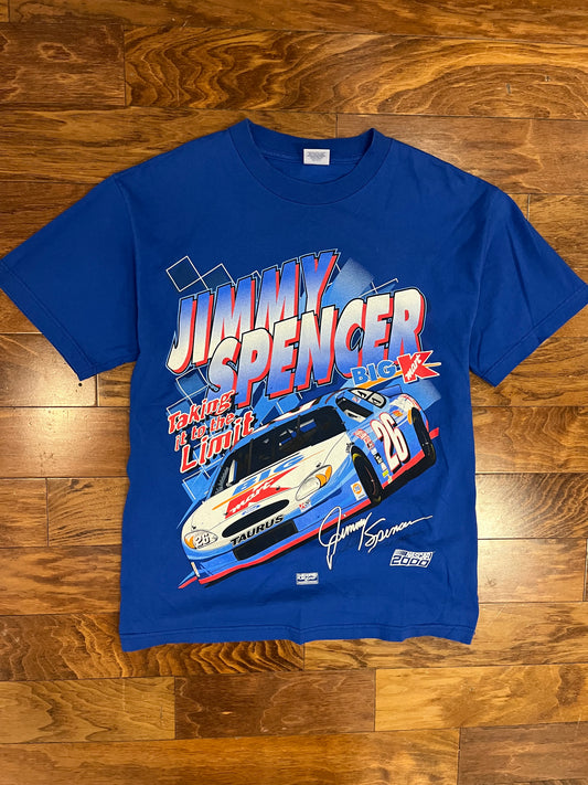 2000 Nascar Big K Mart Jimmy Spencer Blue Tee (L)