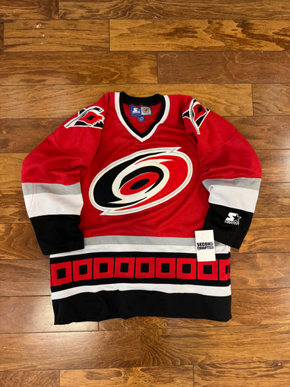 00s Carolina Hurricanes Starter Hockey Jersey (Youth XL)
