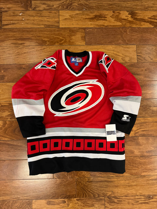 00s Carolina Hurricanes Starter Hockey Jersey (Youth XL)