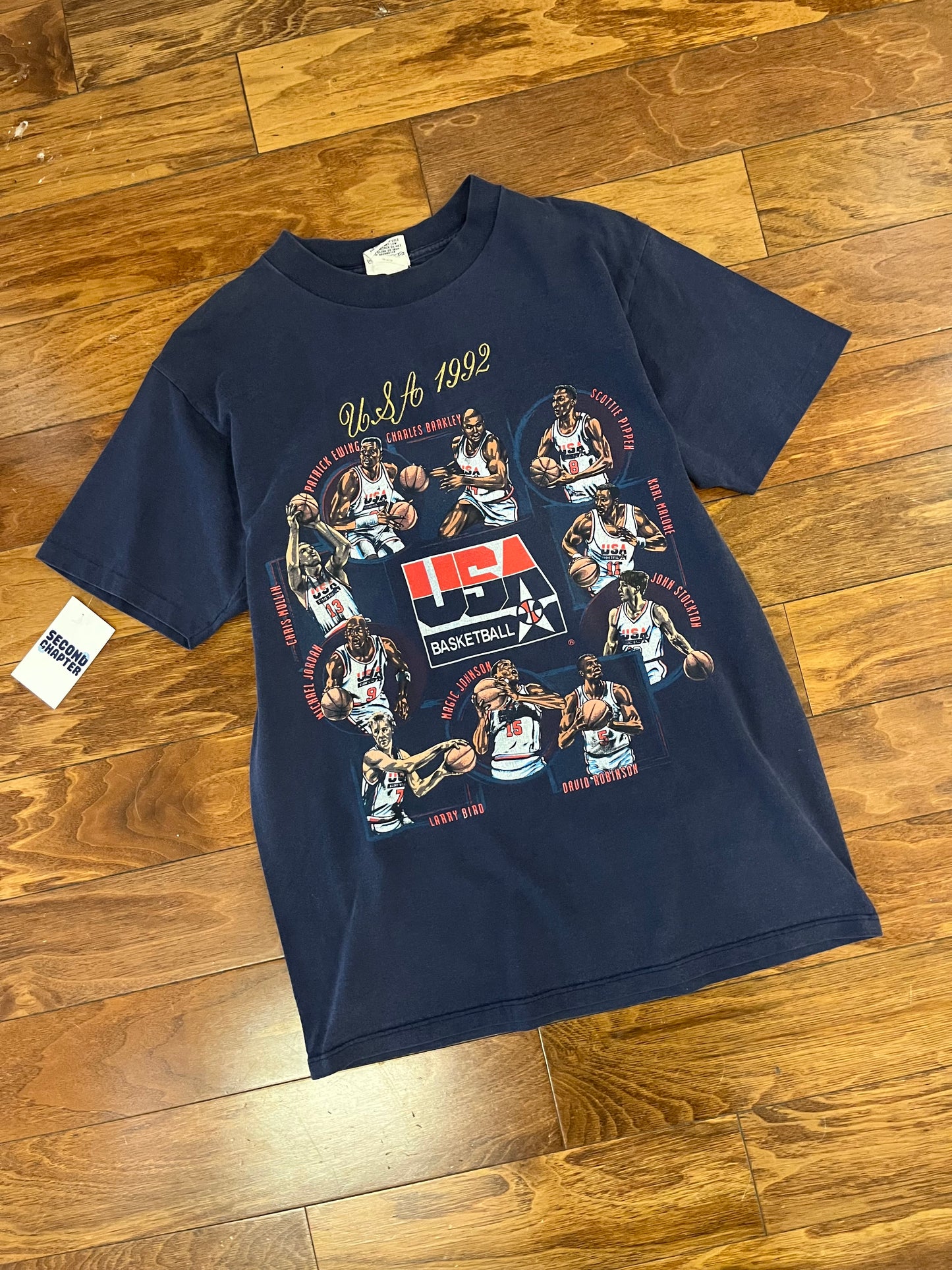 1992 USA Basketball Nutmeg NBA Olympics Tee (L)