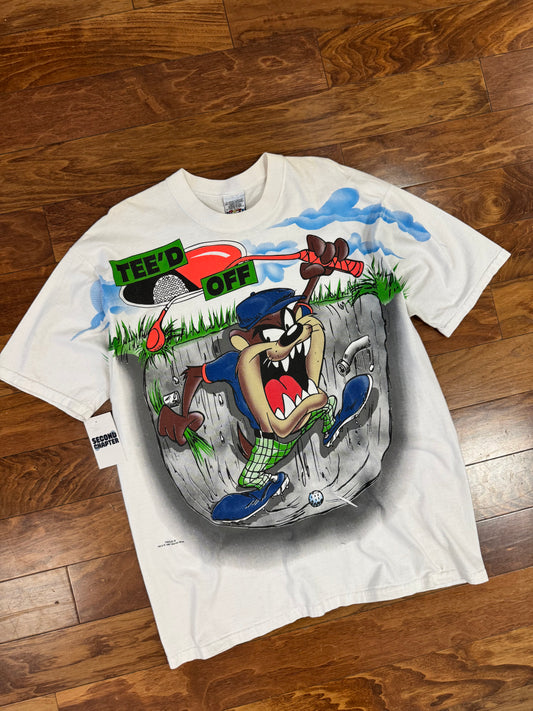 1997 Tee'd Off Taz Graphic AOP Tee (XL)