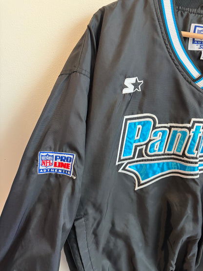 90s Carolina Panthers Starter Rare Embroidered Windbreaker (M)