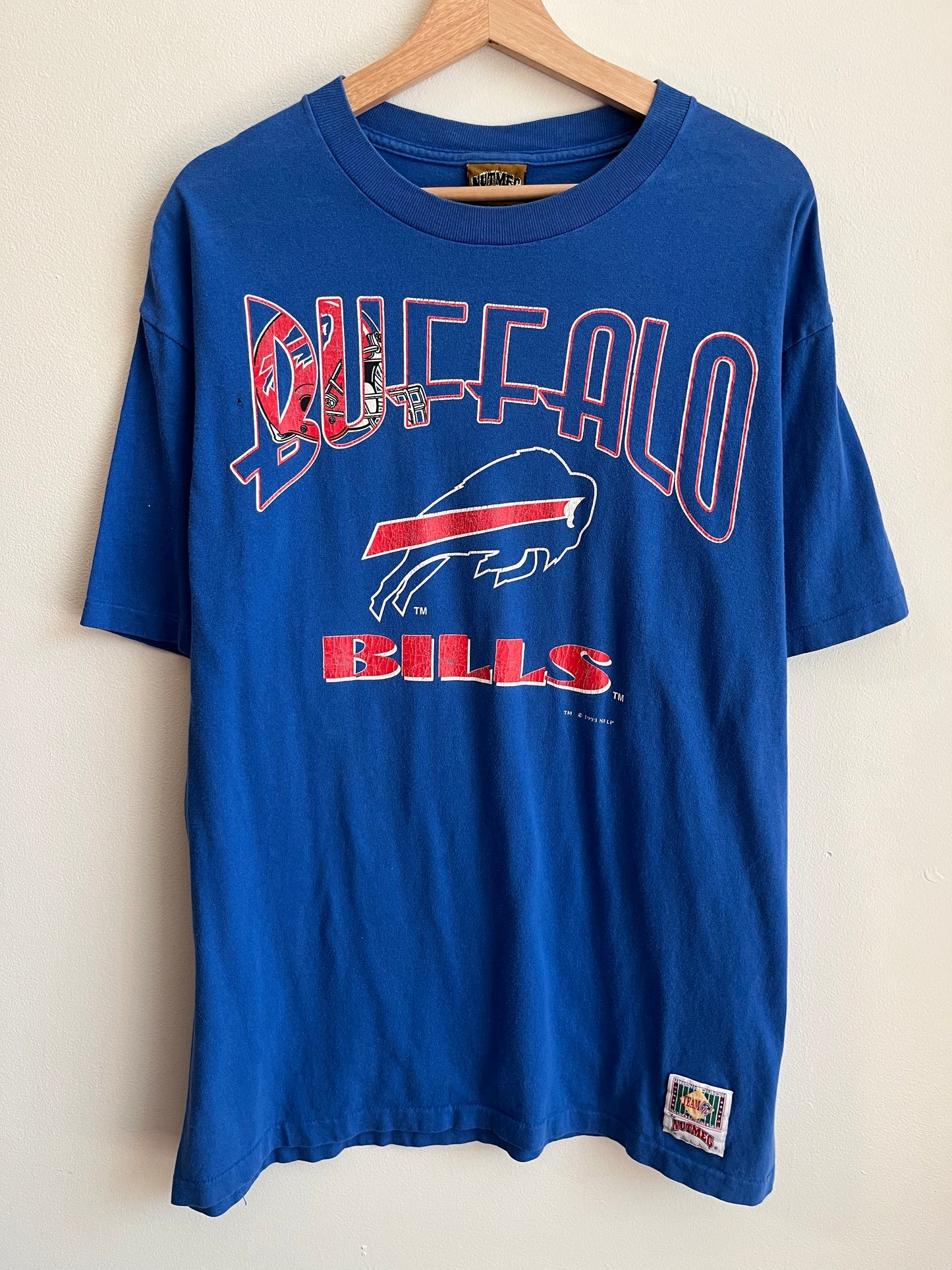 1993 Buffalo Bills Nutmeg NFL Blue Tee (L)