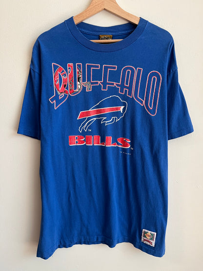 1993 Buffalo Bills Nutmeg NFL Blue Tee (L)