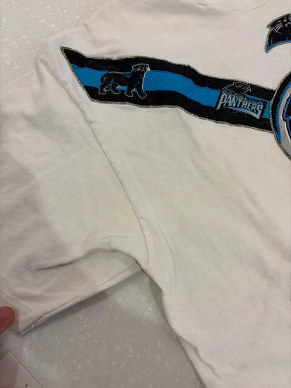 1996 Carolina Panthers Vintage Custom Glitter Tee (L)