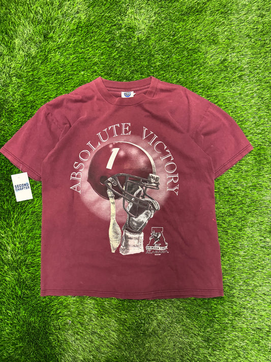 1996 University of Alabama Vintage Helmet "Absolute Victory" Tee (XL)