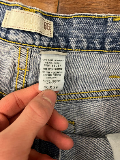 00s Route 66 Baggy Blue Jeans (35 x 29)