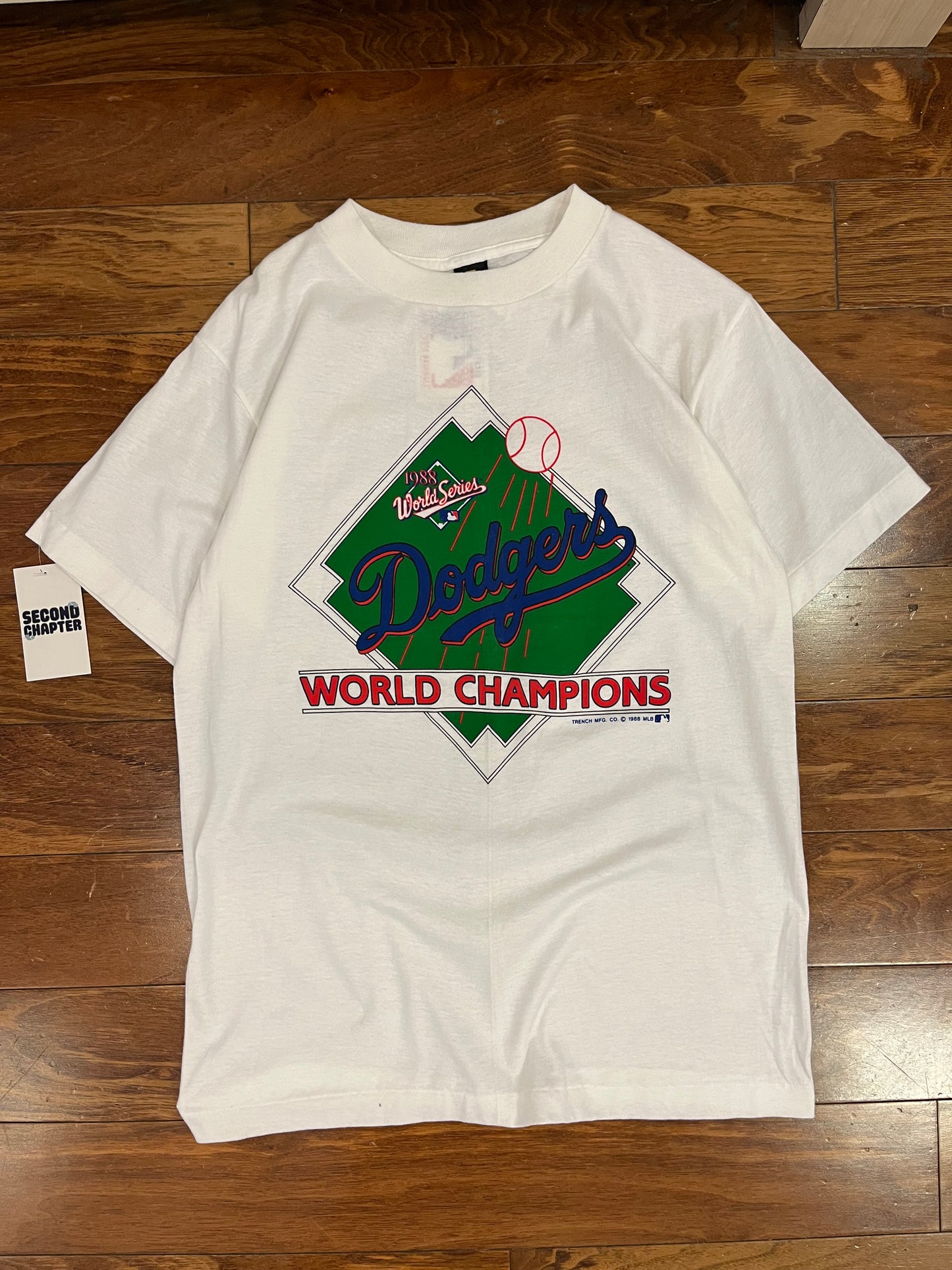 1988 Los Angeles Dodgers World Series Vintage Deadstock MLB Tee (L)