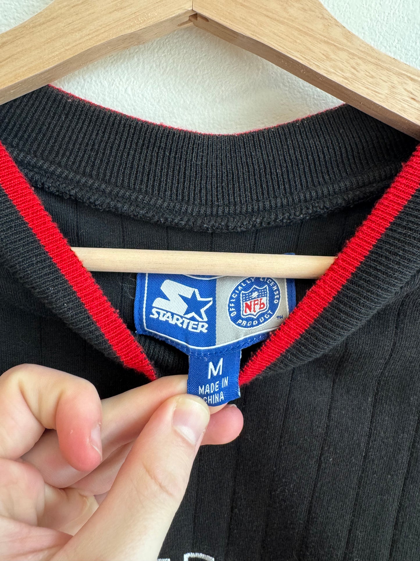 90s Tampa Bay Buccaneers Black Starter Crewneck (M)