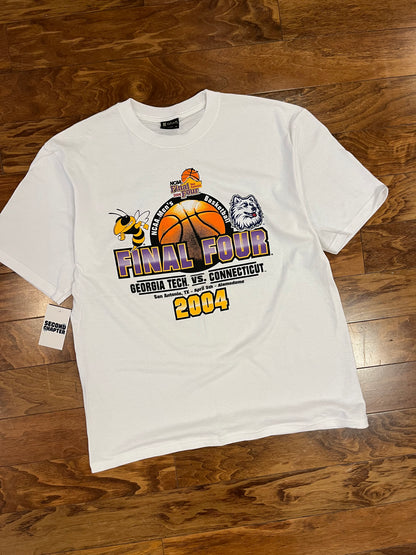 2004 Georgia Tech vs UConn Final Four Graphic Tee (XL)