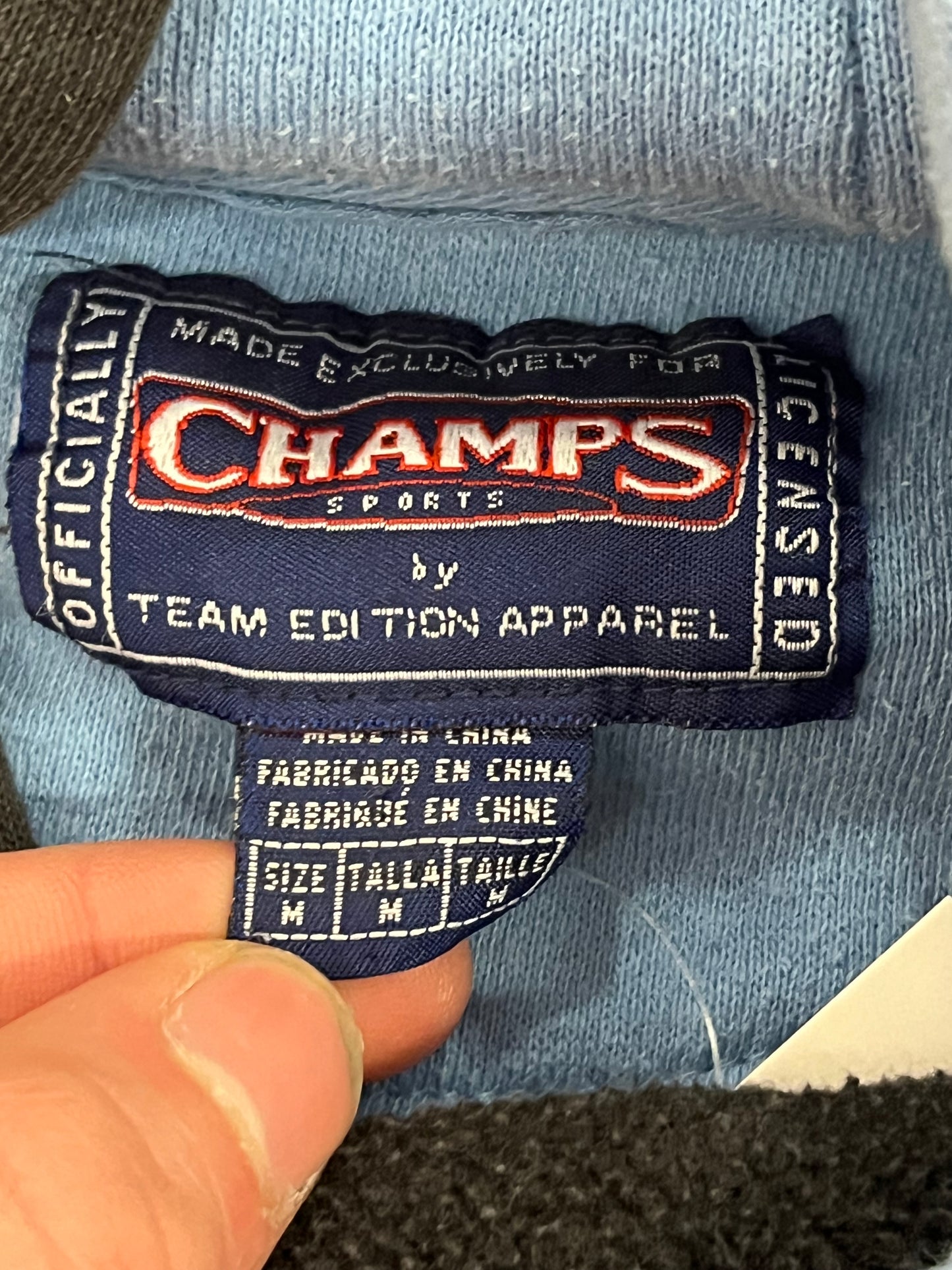 00s UNC Tar Heels Embroidered Champs Vintage Hoodie (M)