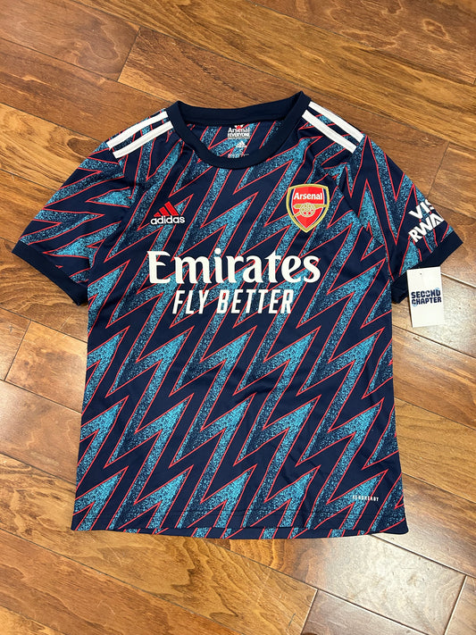 Arsenal Kieran Tierney #3 Adidas Third Jersey Emirates 2021-22 Kit (S)