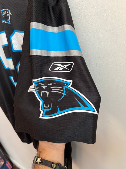 00s Carolina Panthers #52 Jon Beason NFL Reebok Jersey (XXL)