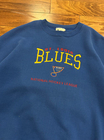 90s St. Louis Blues Vintage NHL Lee Crewneck (XXL)