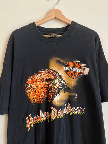 1999 Harley Davidson Bold Graphic Ludwigshafen Germany Tee (XXL)