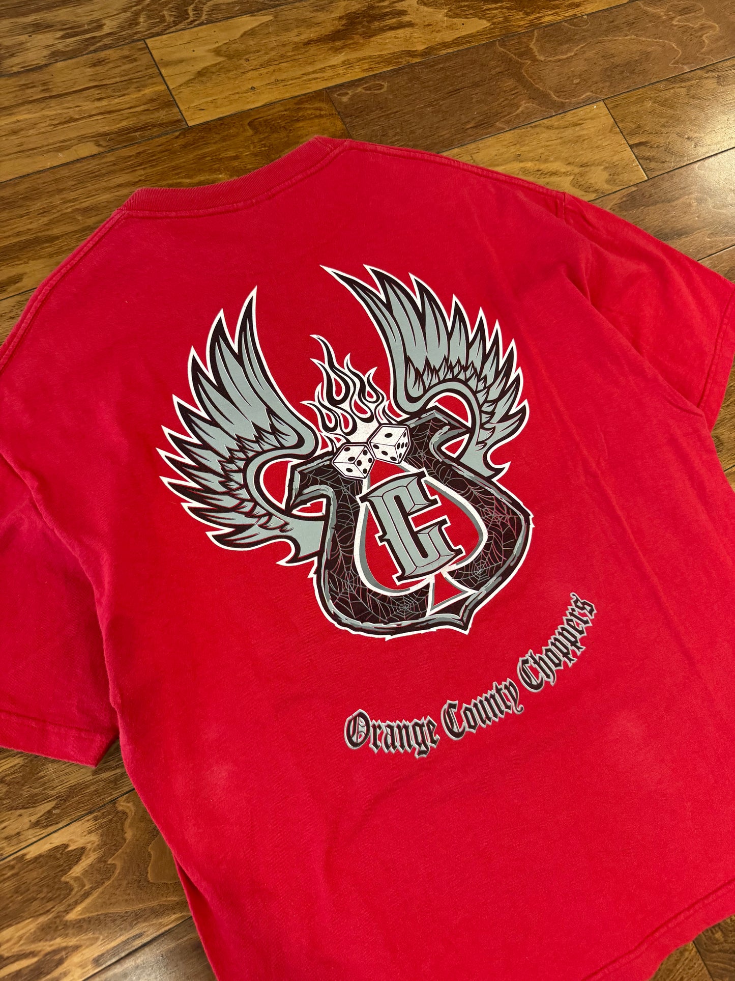 00s Orange County Choppers Dice Graphic Vintage Tee (XL)