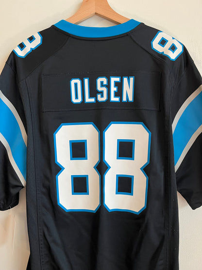 2010s Carolina Panthers Greg Olsen Nike Home Jersey (L)