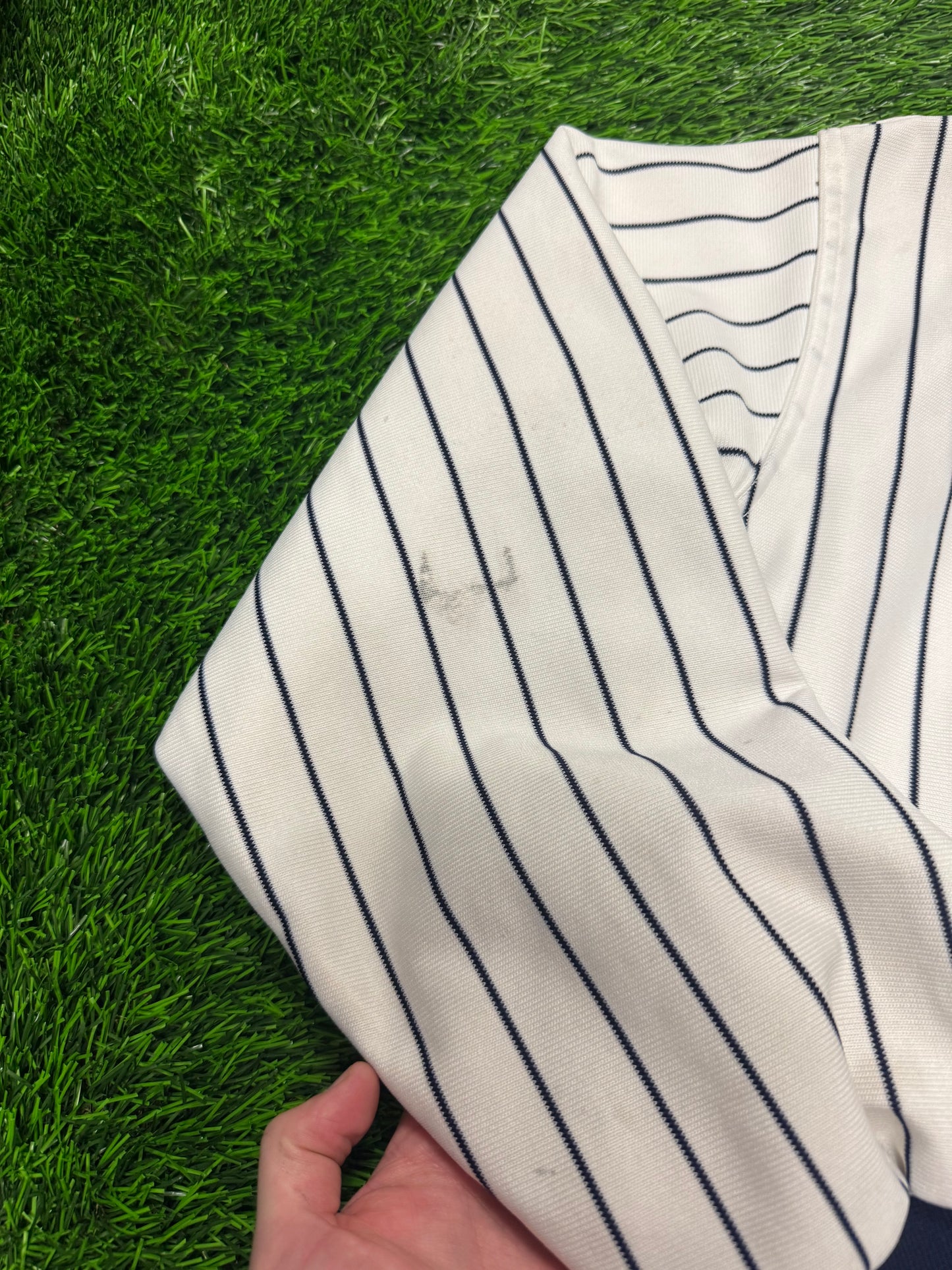 80s Chicago White Sox Vintage Pinstripe Coach Jacket (M)