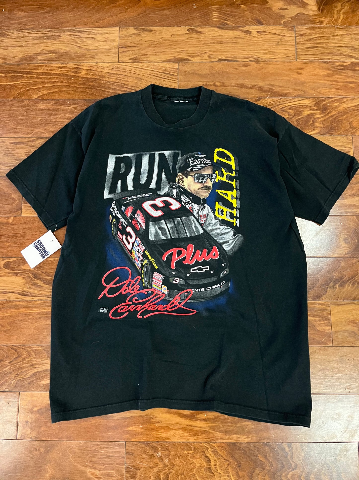 90s Dale Earnhardt "Run Hard" Nascar Tee (XXL)
