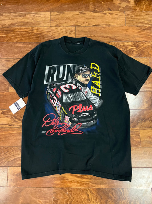 90s Dale Earnhardt "Run Hard" Nascar Tee (XXL)