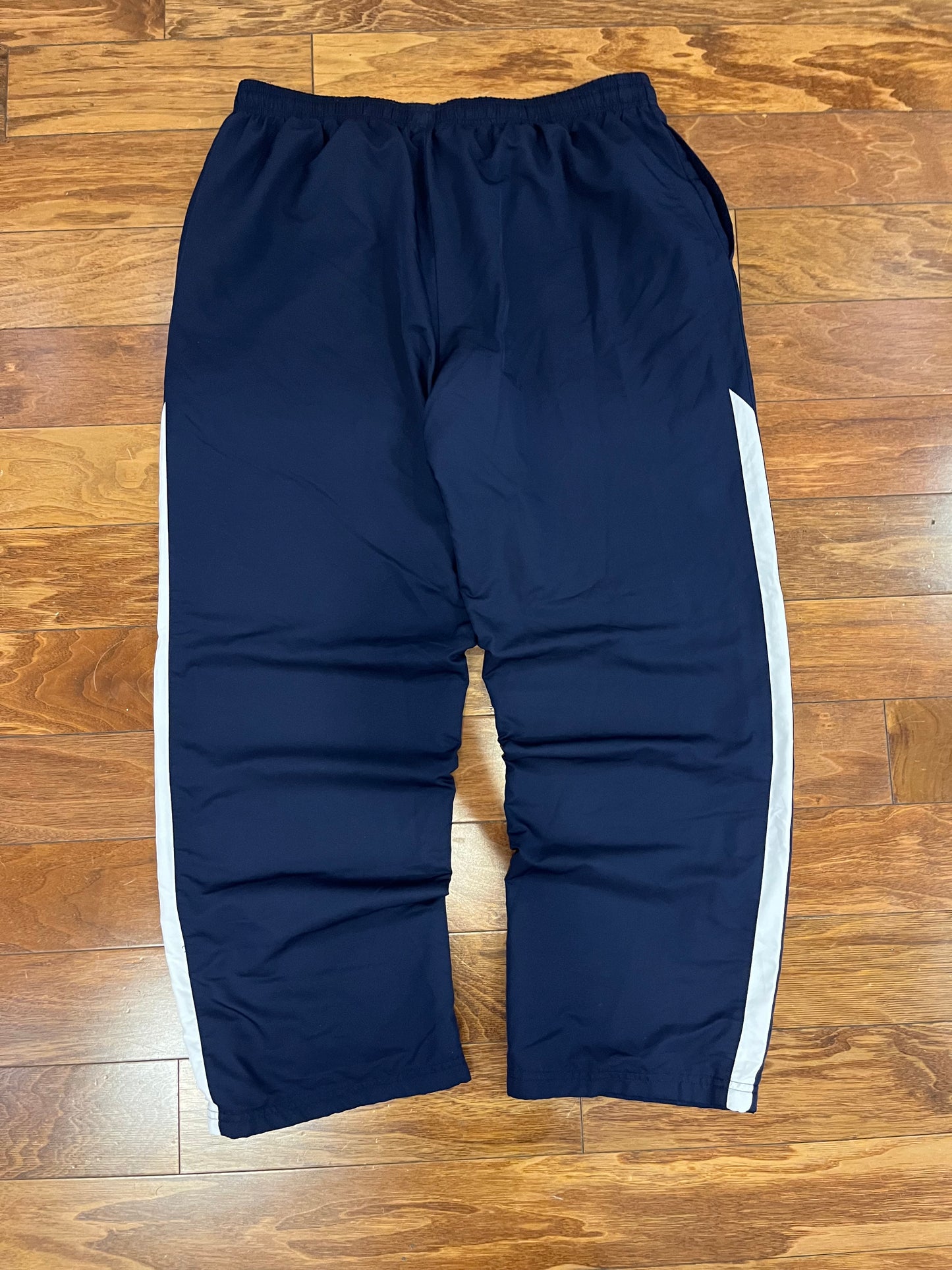 00s Reebok Navy/White Track Pants (XL)