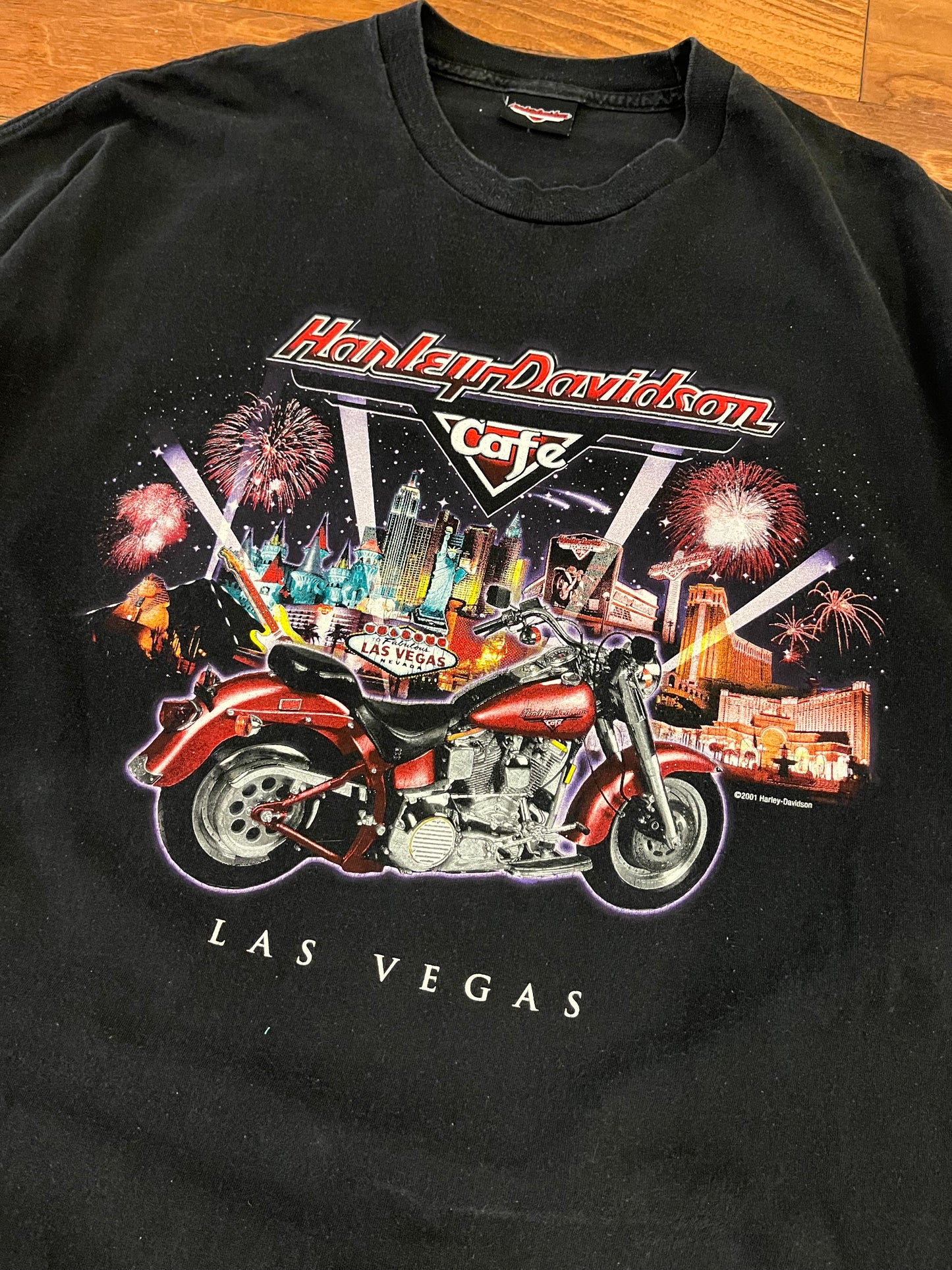 2001 Harley Davidson Cafe Las Vegas Tee (XXL)