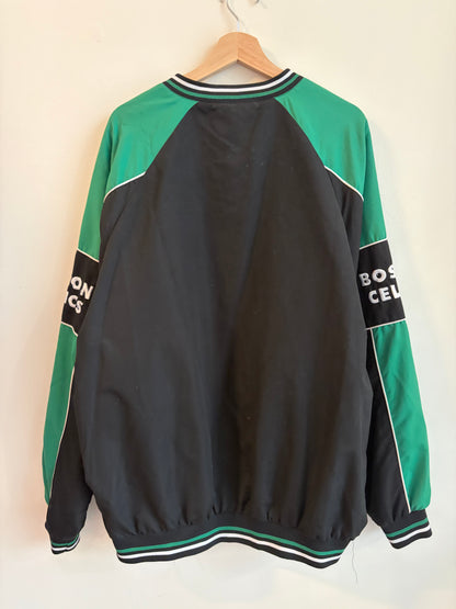 00s Boston Celtics G-III Embroidered Windbreaker (XXL)