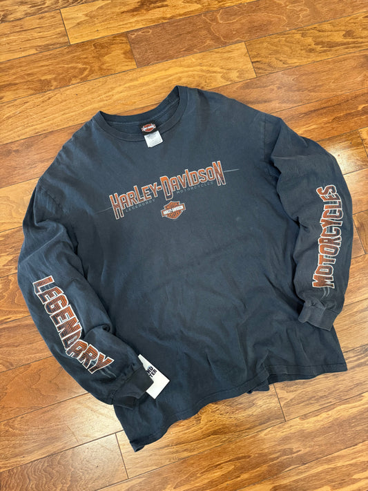 2014 Harley Davidson Ride To Live Long-Sleeve Shirt (XL)