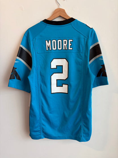2010s Carolina Panthers DJ Moore Nike Blue Jersey (S)