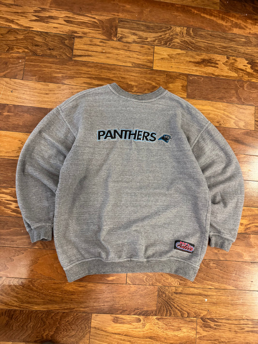 1997 Carolina Panthers Embroidered NFL Active Crewneck (M)