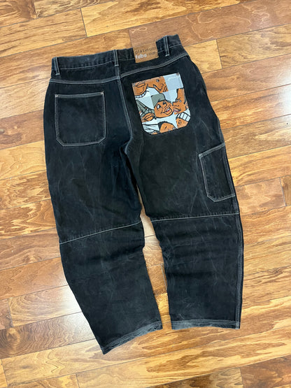 00s Platinum Fubu Vintage Fat Albert Jeans (36 x 31)