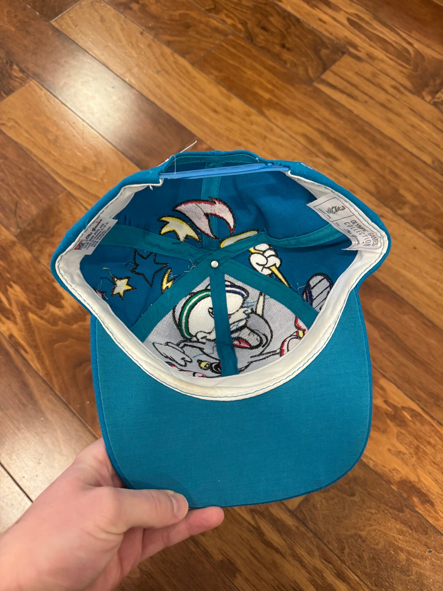 1996 Atlanta Olympics IZZY Mascot Rare Snapback Hat (OS)