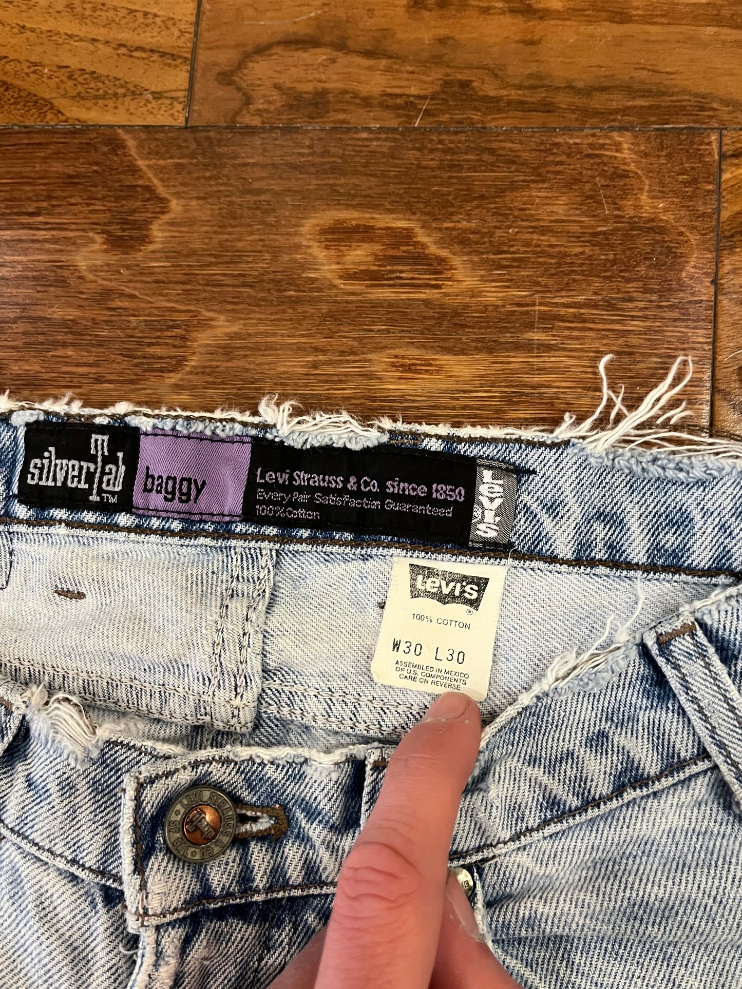 1992 Levi's Silver Tab Jeans (30 x 30)