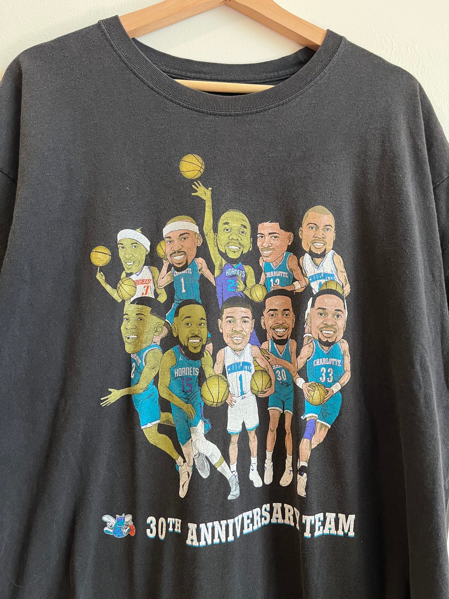 2010s Charlotte Hornets 30th Anniversary Team Tee (XL)
