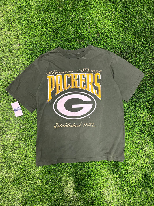 1997 Green Bay Packers Champs Green Tee (XL)