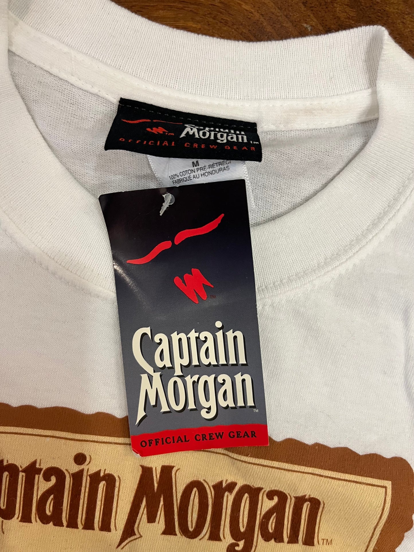 90s Captain Morgan Deadstock Alcohol Promo Tee (M)