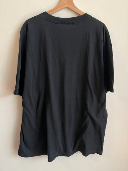 2004 New England Patriots vs Carolina Panthers NFL Super Bowl Black Tee (XL)